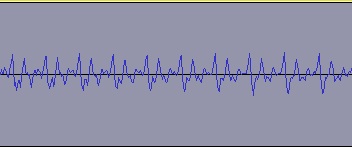 sin wave audio signal
