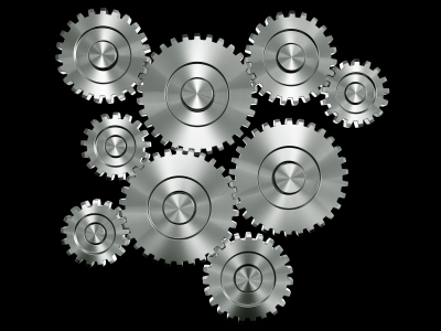 Synchronized gears